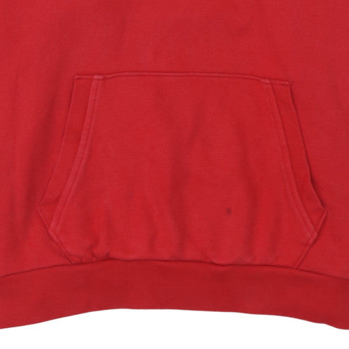 Levi's Men's Red Pullover Hoodie Size S Regular Fit Fleece