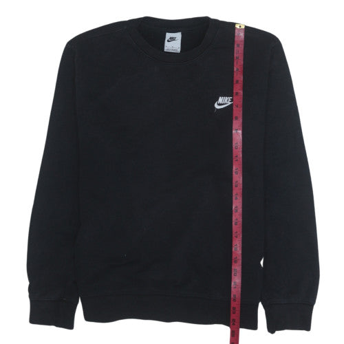 Nike Men's Black Crew Neck Fleece Sweatshirt Size M