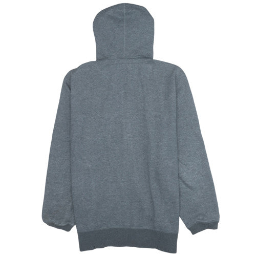 Puma Mens Grey Full Zip Hoodie Size L Sports Fleece Sweatshirt