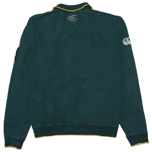 Canterbury Men’s Green 2XL Rugby Full Zip Sweatshirt