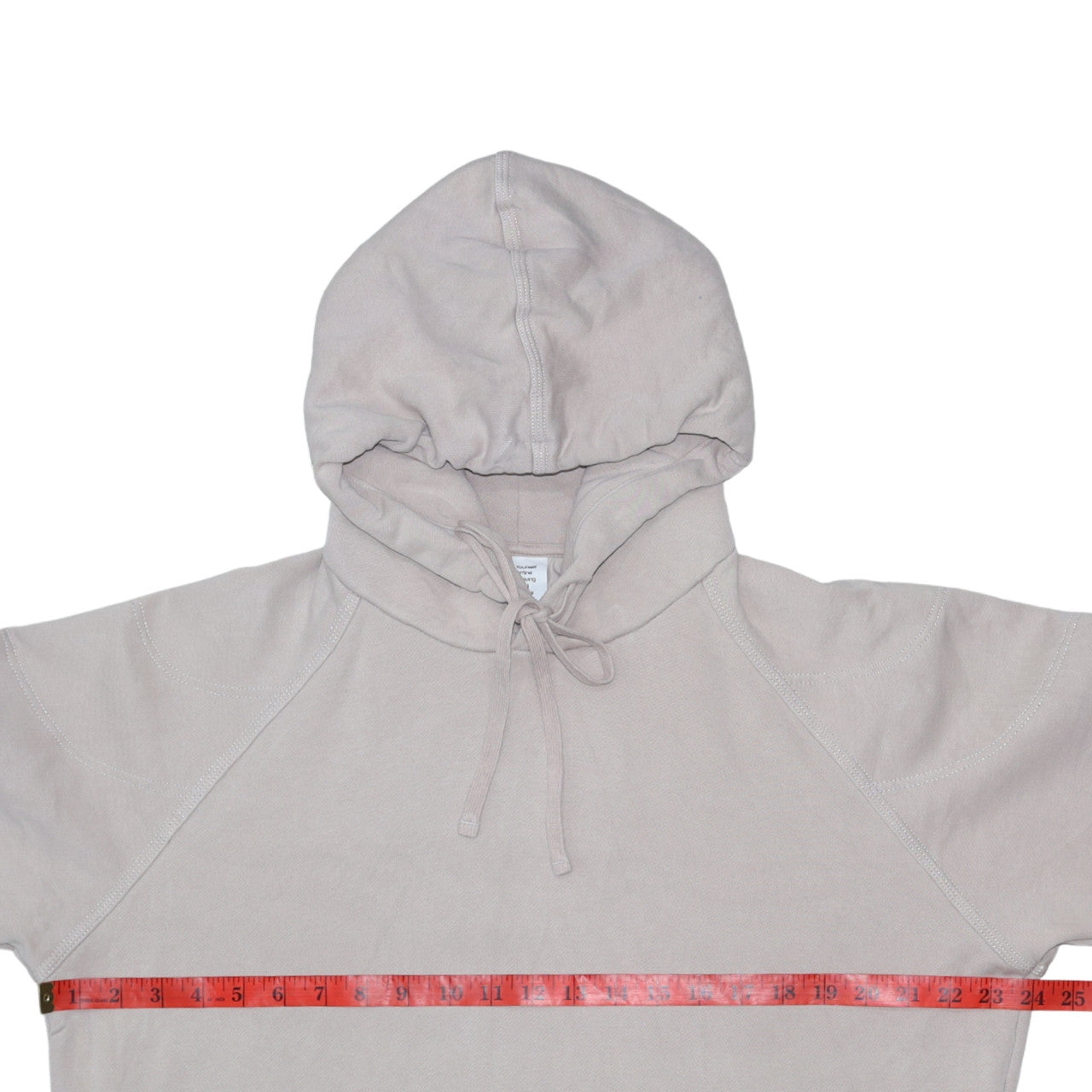 Adidas Women Beige Pullover Hoodie Cotton Blend Lined Casual Medium