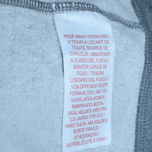 Nike Men's Multicoloured Grey Crew Neck Classic Sweatshirt M