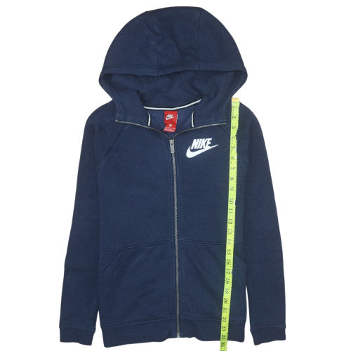 Nike Men's Blue Full Zip Hooded Sweatshirt S