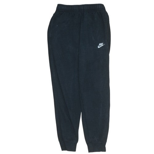 Nike Men's Black XS Fleece Sweatpants Regular Fit Tapered Joggers