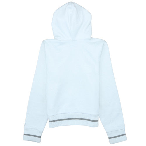 Nike Women's White Hoodie Size 10 Just Do It Pullover Cotton Blend