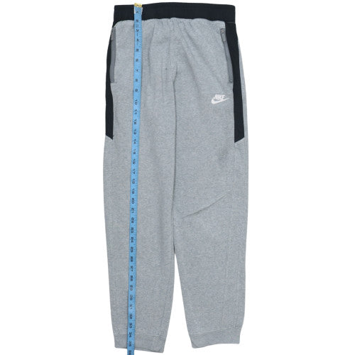 Nike Boys Grey XL Jogger Fleece Sweatpants with Zip Pockets