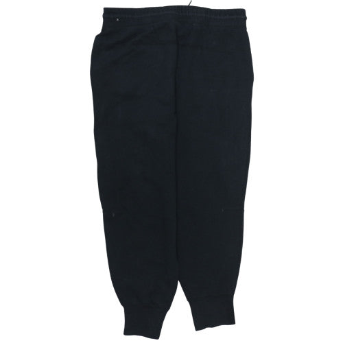 Nike Men's Black Jogger Trousers L Fleece Regular Fit Elastic Waist