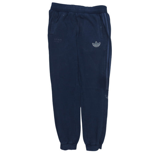 Adidas Men's Navy Blue Jogger Sweatpants M Regular Fit Cotton Blend