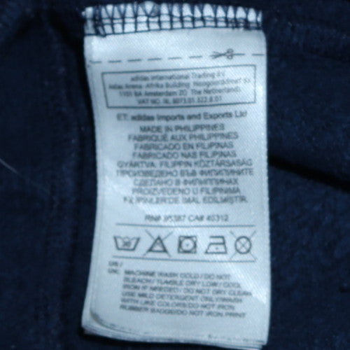 Adidas Men's Navy Blue Jogger Sweatpants M Regular Fit Cotton Blend