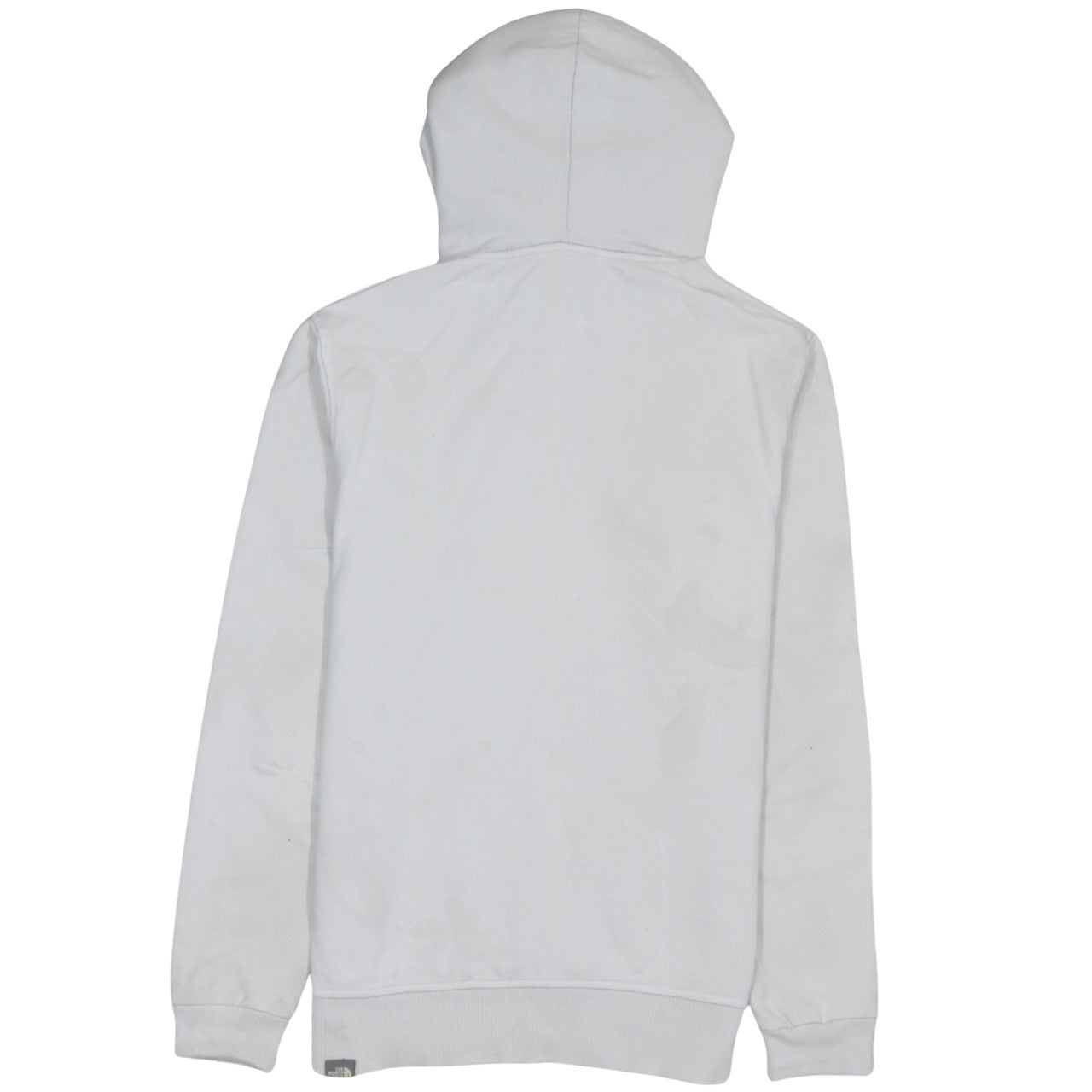 The North Face Men's White Pullover Hoodie M Logo Cotton Outdoor