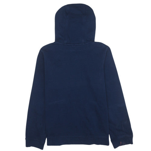 Nike Boys Navy Blue Pullover Hoodie Size L 147-158cm Cotton Blend