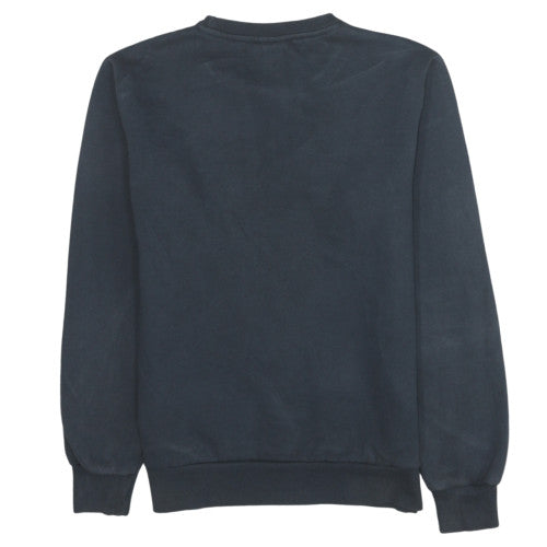 Ellesse Men's Blue Logo Crew Neck Pullover Sweatshirt M