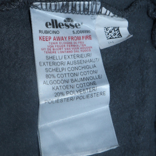 Ellesse Men's Blue Logo Crew Neck Pullover Sweatshirt M