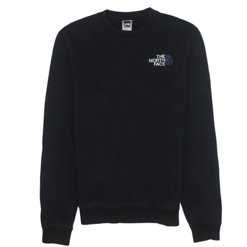 The North Face Men Black Pullover Sweatshirt Size S Fleece Crew Neck