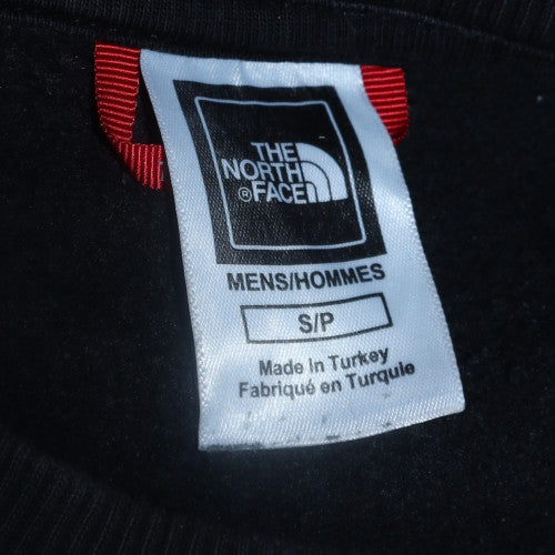 The North Face Men Black Pullover Sweatshirt Size S Fleece Crew Neck