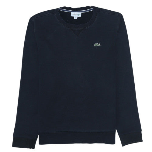 Lacoste Men’s Black Crew Neck Pullover Sweatshirt Size S