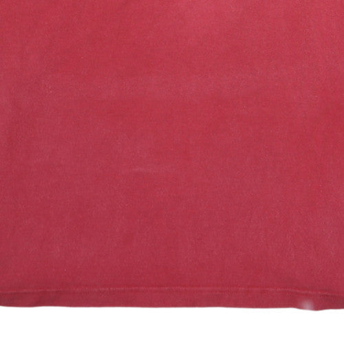 Pepe Jeans Mens Red Long Sleeve Polo Shirt XL Cotton Retro Rugby Style