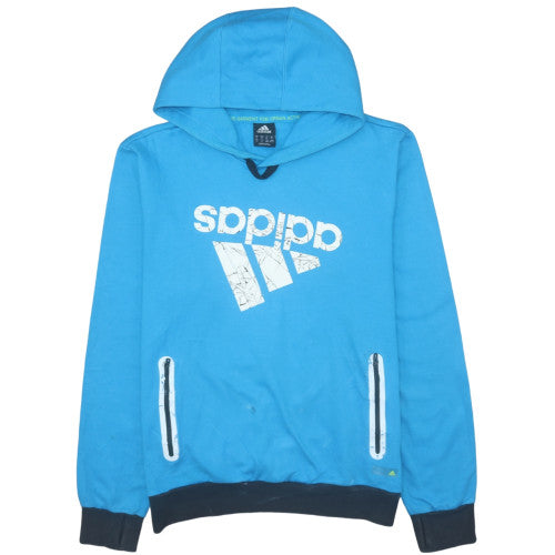 Adidas Men's Blue XL Pullover Hoodie Fleece Sweatshirt