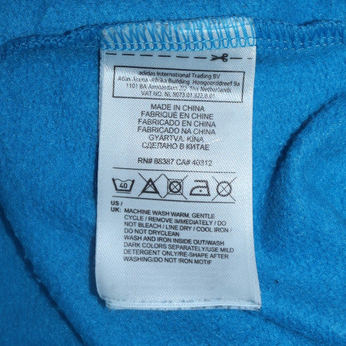 Adidas Men's Blue XL Pullover Hoodie Fleece Sweatshirt