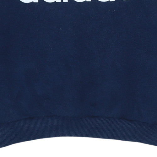 Adidas Men's Blue Crew Neck Pullover Sweatshirt Size M