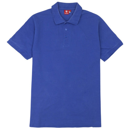Engelbert Strauss Men's Blue Short Sleeve Cotton Polo Shirt XL