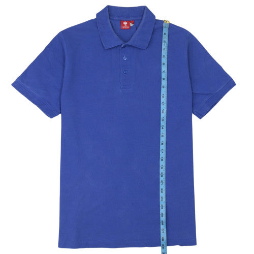 Engelbert Strauss Men's Blue Short Sleeve Cotton Polo Shirt XL