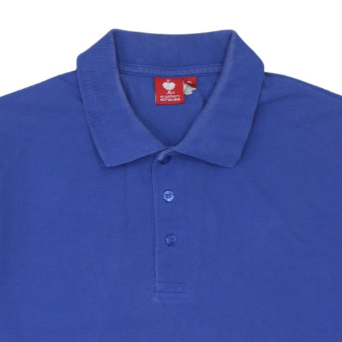 Engelbert Strauss Men's Blue Short Sleeve Cotton Polo Shirt XL