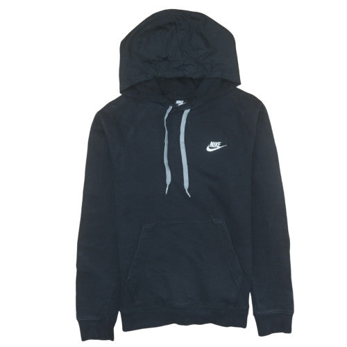 Nike Men's Black XS Pullover Hoodie with Logo and Pockets