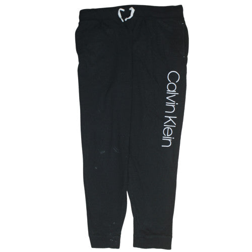 Calvin Klein Men's Black Jogger Trousers XL Cotton Blend Comfort Fit