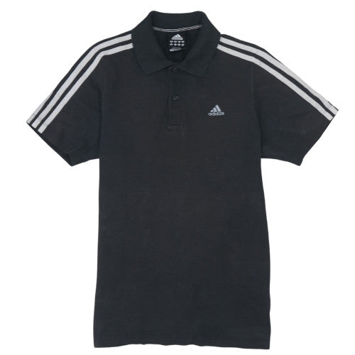 Adidas Men’s Black Clima365 Essentials Polo Shirt Size S
