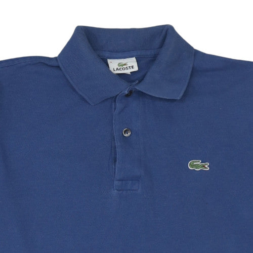 Lacoste Men's Blue Cotton Polo Shirt Size S Regular Fit