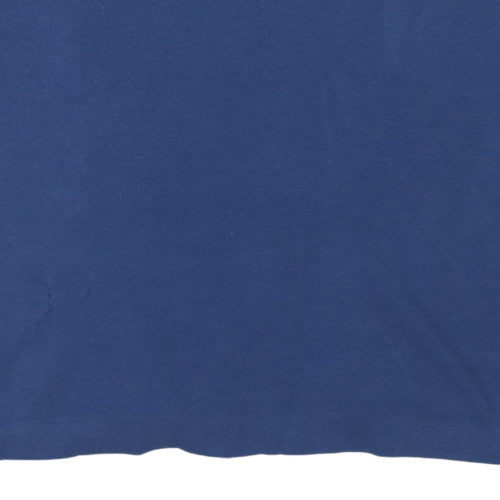 Lacoste Men's Blue Cotton Polo Shirt Size S Regular Fit