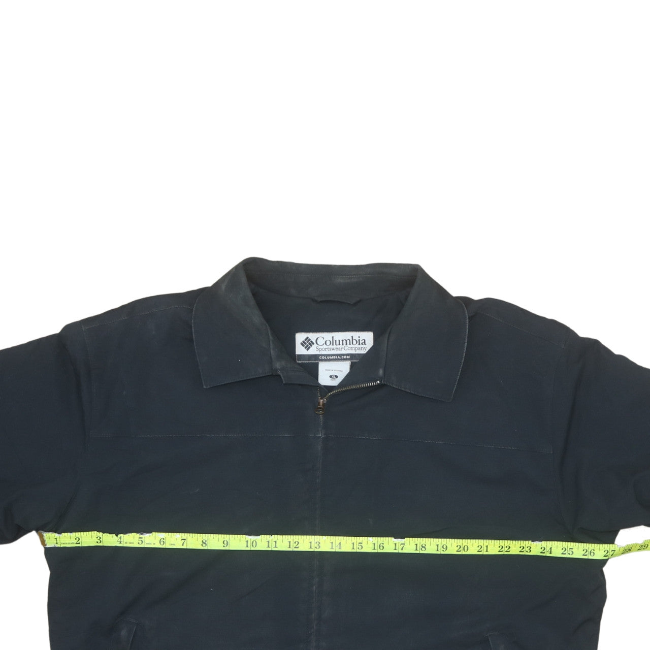 Columbia Men's Black XL Softshell Full Zip Jacket