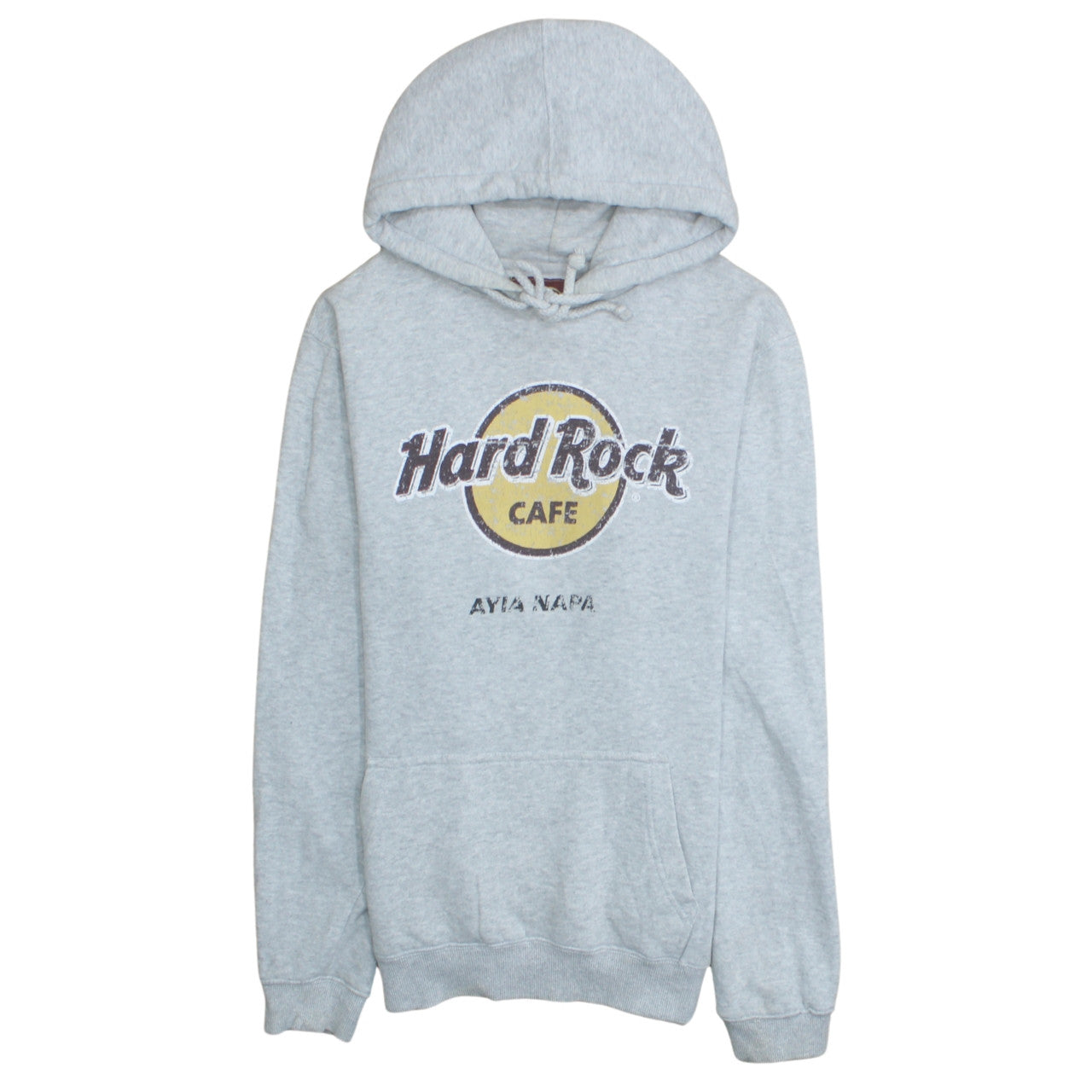 Hard Rock Cafe Grey Pullover Hoodie Women Medium Ayia Napa Logo