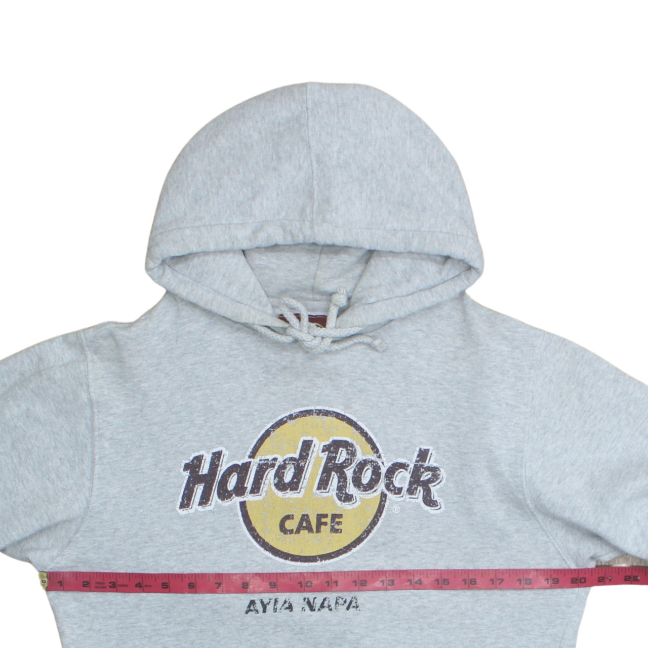 Hard Rock Cafe Grey Pullover Hoodie Women Medium Ayia Napa Logo
