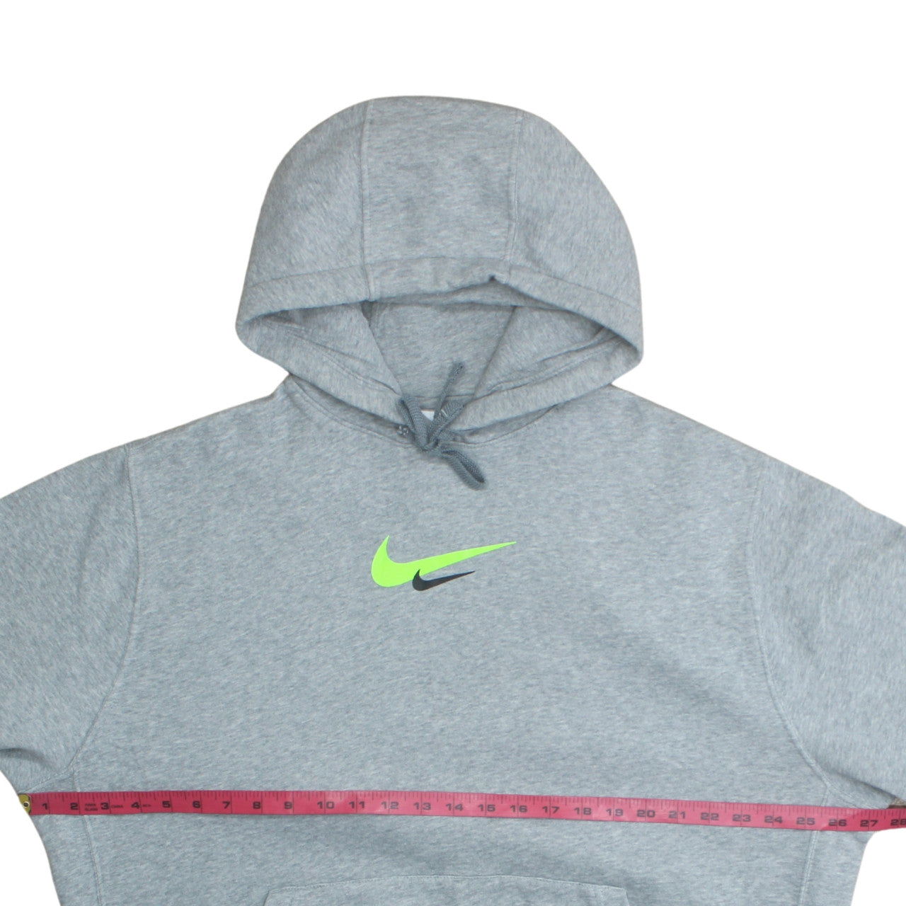 Nike Men's Grey XL Pullover Hoodie with Logo Graphic Print