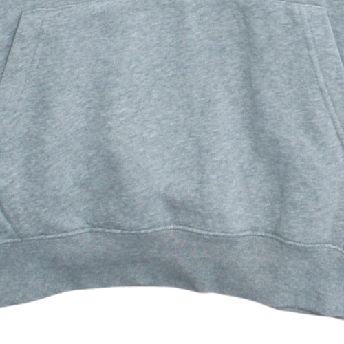Nike Men's Grey XL Pullover Hoodie with Logo Graphic Print