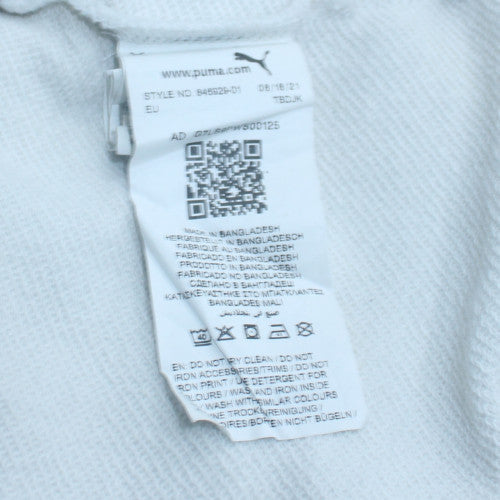 Puma Boys Black and Grey Hooded Pullover Sweatshirt Size 15-16 Years