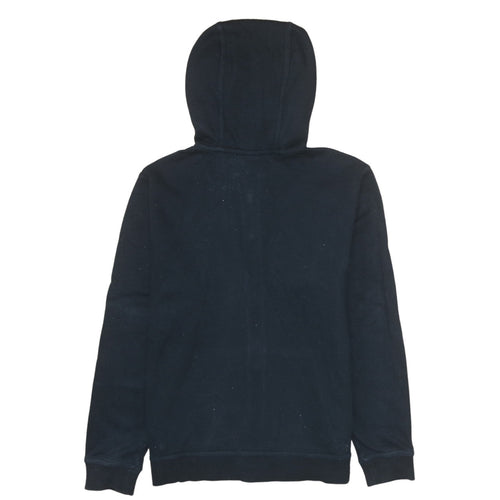 Nike Boys Black Full Zip Hoodie XL 13-15 Years Fleece Lined Casual