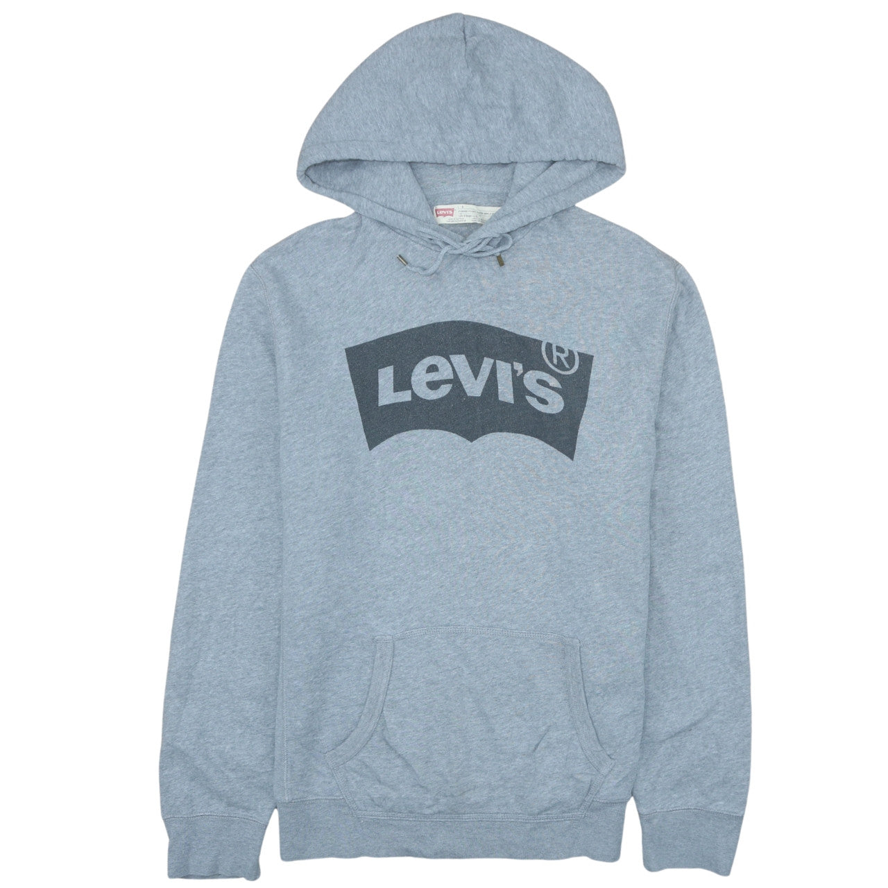 Levi's Men's Grey Logo Pullover Hoodie Size L Regular Fit
