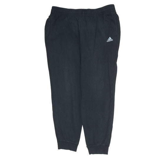 Adidas Women Black XL Jogger Sweatpants Cotton Blend