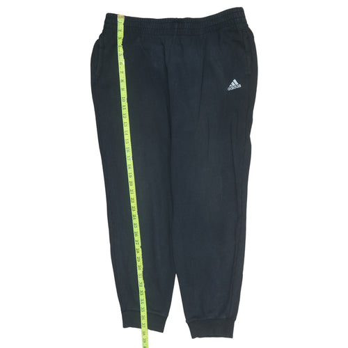 Adidas Women Black XL Jogger Sweatpants Cotton Blend