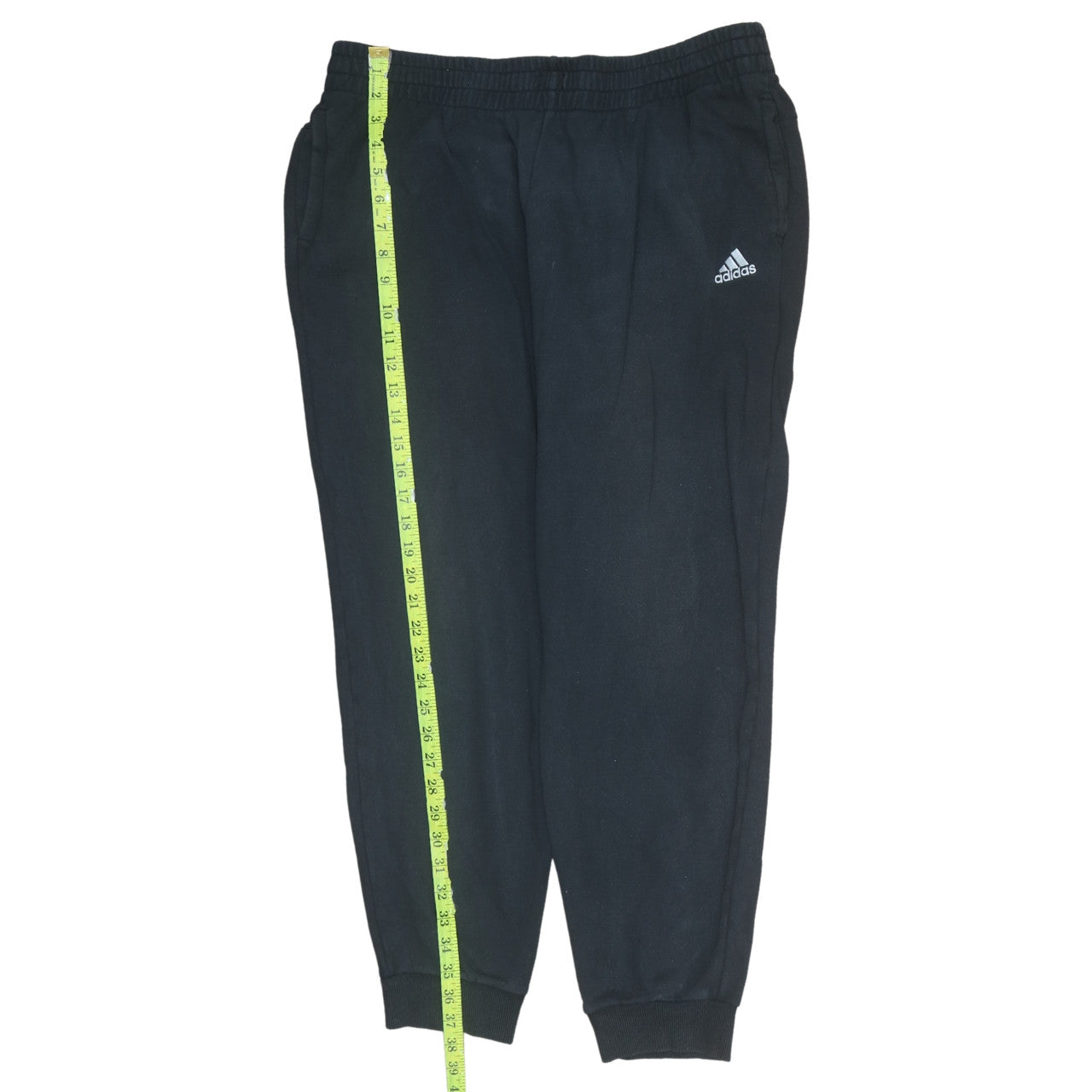Adidas Women Black XL Jogger Sweatpants Cotton Blend