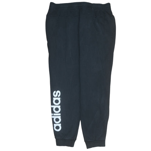 Adidas Women Black XL Jogger Sweatpants Cotton Blend