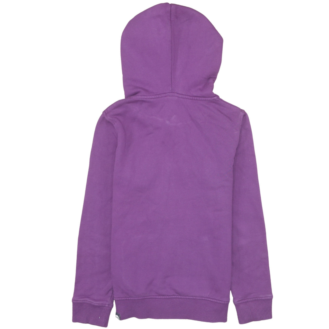 The North Face Girls Purple Hoodie L 14 Years Pullover Cotton Logo