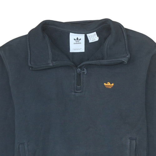 Adidas Women’s Black XS 1/2 Zip Sweatshirt Pullover Fleece