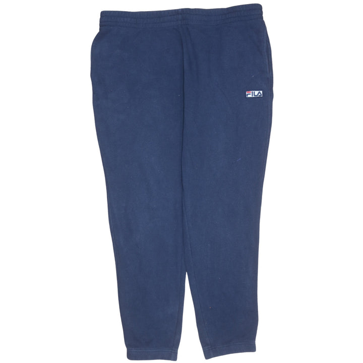 FILA Men's Blue Fleece Sweatpants XL Regular Fit Casual Trousers