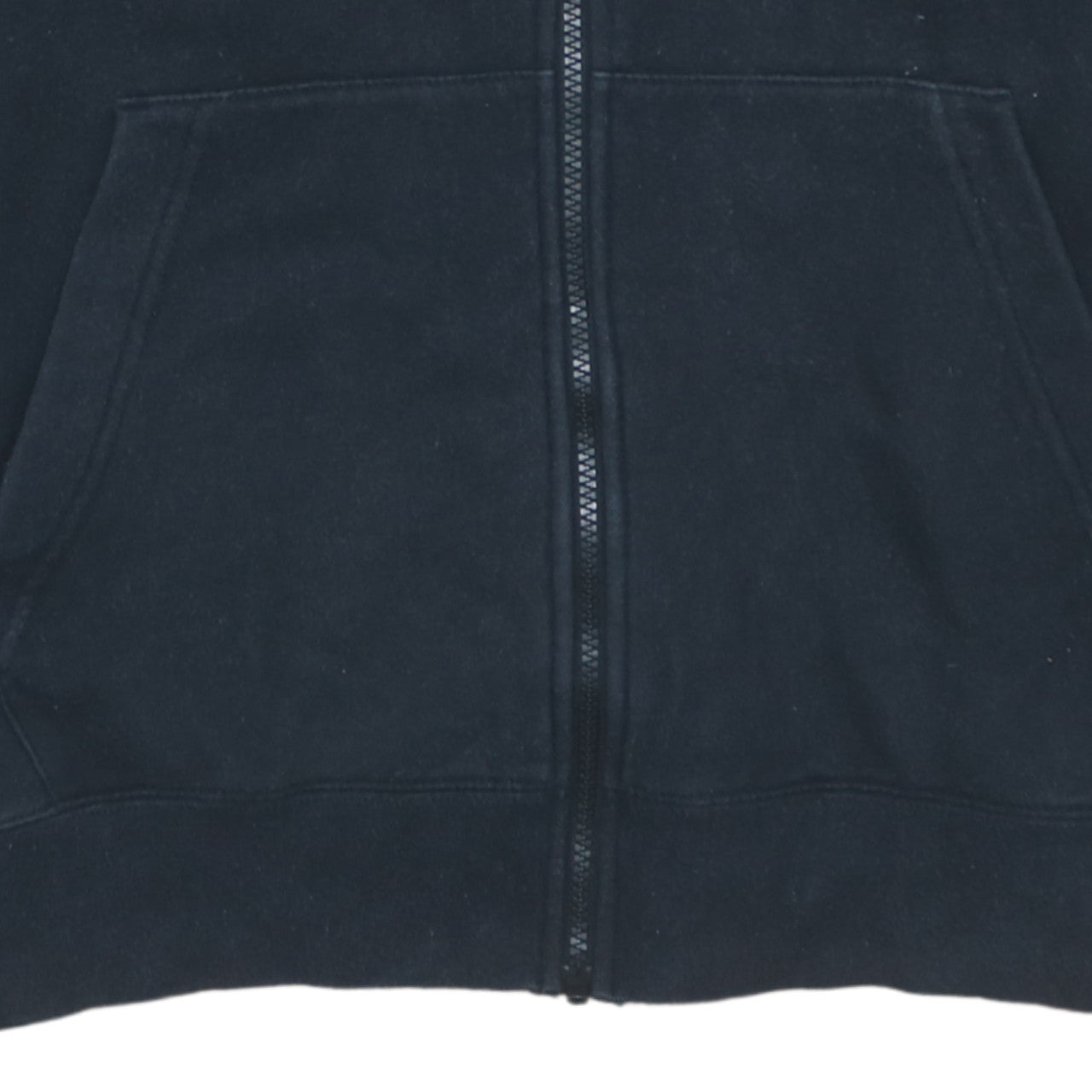Nike Men's Black Full Zip Hoodie Fleece Sweatshirt Size L