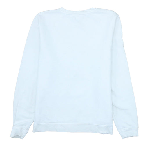 Tommy Hilfiger Men’s White Crew Neck Pullover Sweatshirt M