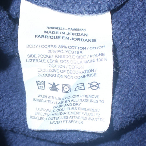 Nike Men's Blue Cargo Fleece Jogger Trousers Size M